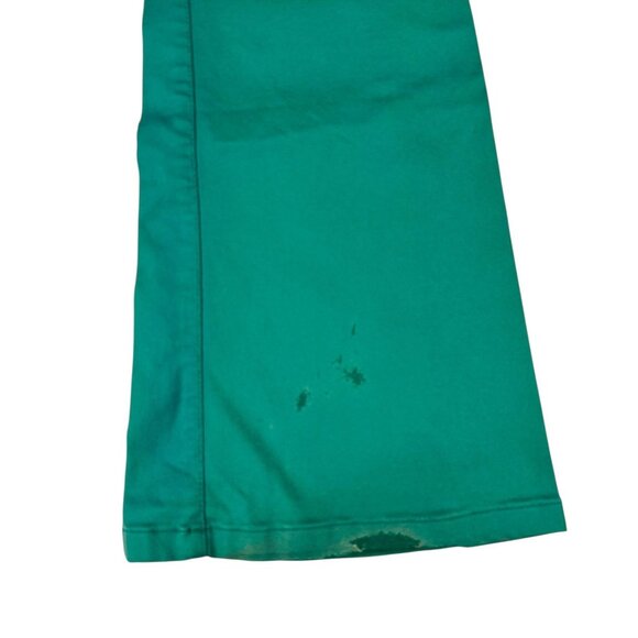 Edikted Pants Womens MED Green High Rise Flare Bell Bottom Stretch Zip Fly - Picture 8 of 11